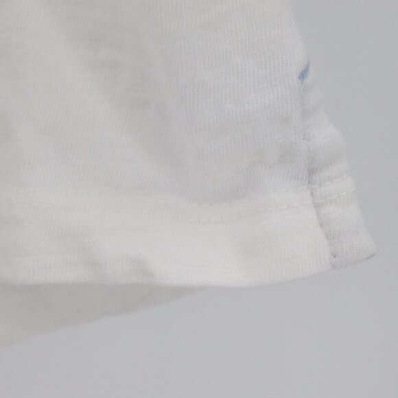 Carbon 2 Cobalt Henley Shirt Mens Large white Short Sleeve Casual cool summer - Picture 4 of 12